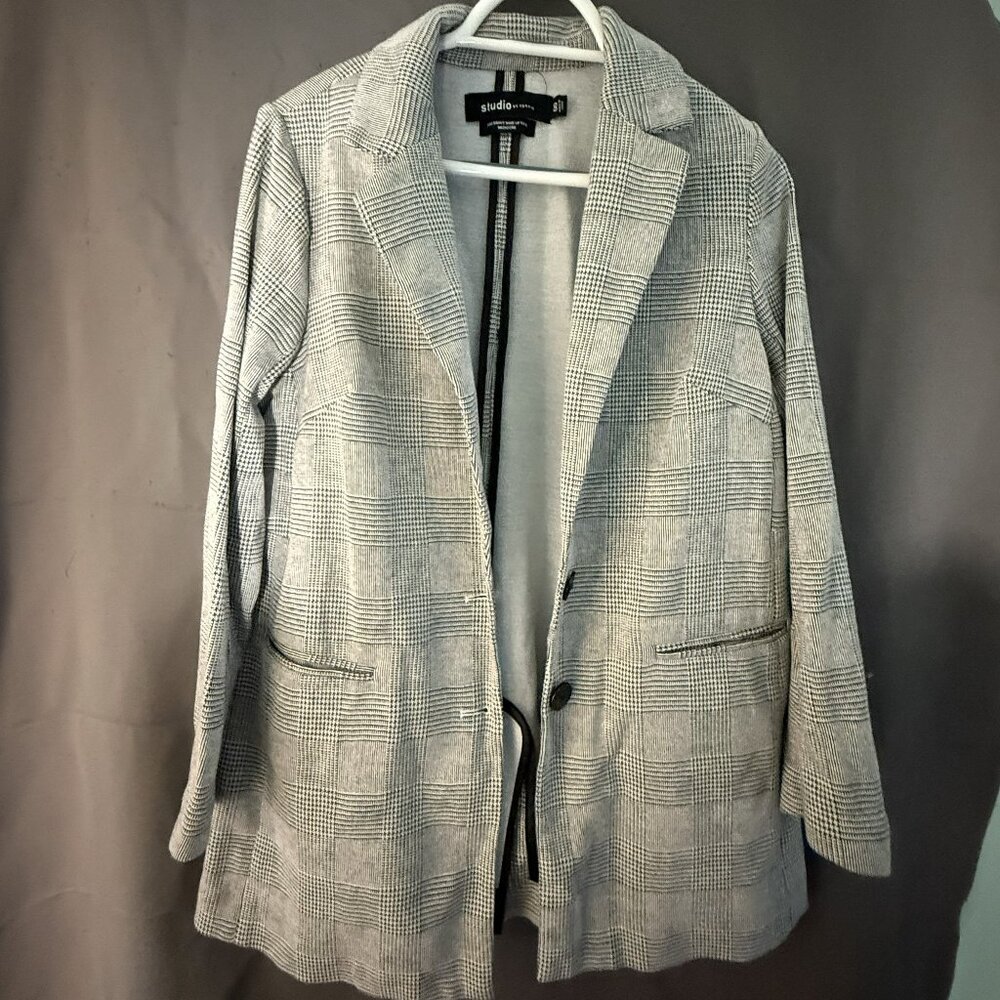 Studio by Torrid Plaid Longline Blazer | Size 00